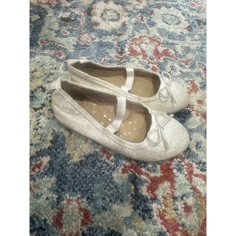 Shoe Bundle Girls 8 Toddler‎ Black White Silver Glitter